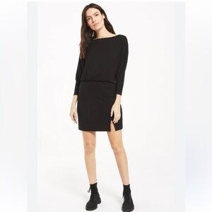 Z SUPPLY STACIA PREMIUM BLOUSON DRESS